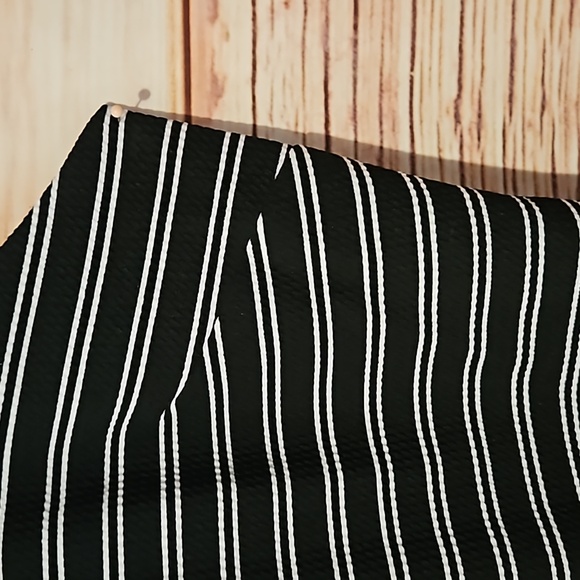 NWOT "A. BYER" BLACK STRIPE ELEGANLY CUT, CASUAL RACER BACK TANK DRESS. XL🖤 - Picture 3 of 8